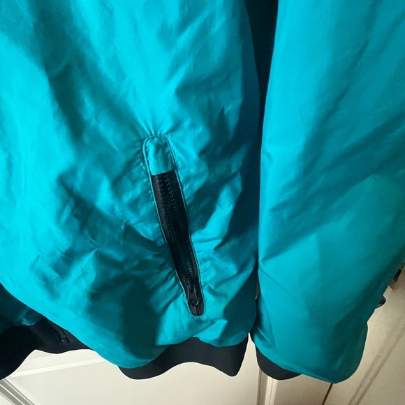 Nike Tracksuit Windbreaker Top Black Blue Neon Men’s XL - Picture 4 of 8